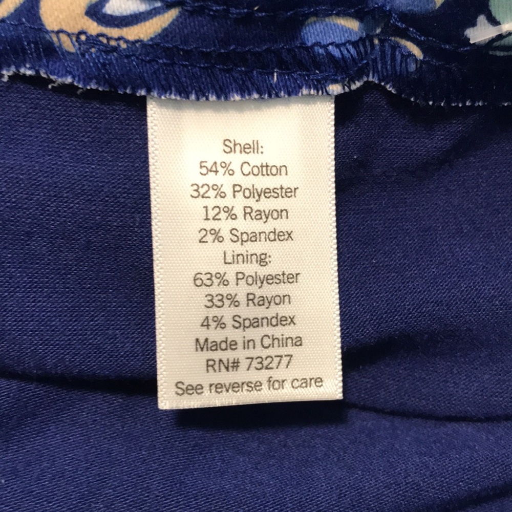NEW Croft & Barrow Floral Blue Skort. 16 - Picture 8 of 8